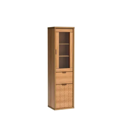 Витрина FONTI F-2 дъб карамел – снимка 1