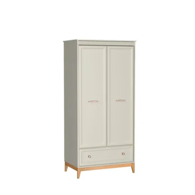 Гардероб WINDSOR W-10 кашмир/натурален дъб – снимка 1