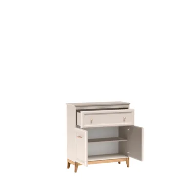 Шкаф за антре WINDSOR W-19 кашмир/натурален дъб – снимка 3