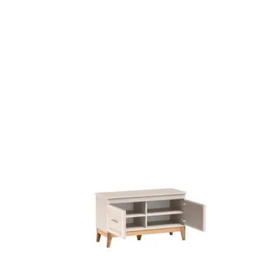 Шкаф за обувки WINDSOR W-20 кашмир/натурален дъб – снимка 3
