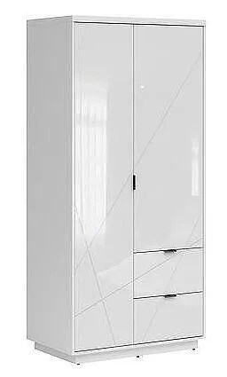 Гардероб FORN SZF2D2S корпус и фронт бял лак