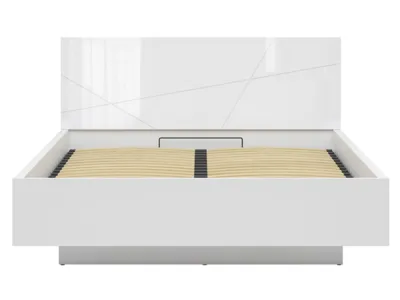 Легло FORN LOZ/160/B корпус и фронт бял лак – снимка 3