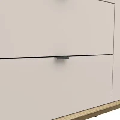 Гардероб DALVA SZF3D2S дъб маувела/кашмир – снимка 3