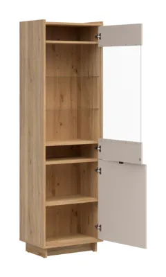 Витрина DALVA REG1D1W/200 дъб маувела/кашмир – снимка 4