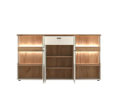 Комод CUT OUT CTUK01 дъб евок/кашмир – снимка 2