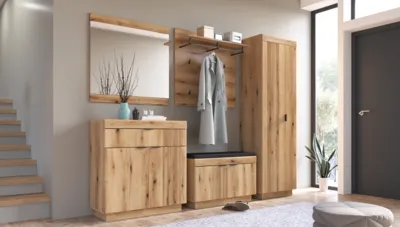 Гардероб DELAMAR DLAGS1 крайбрежен дъб – снимка 3