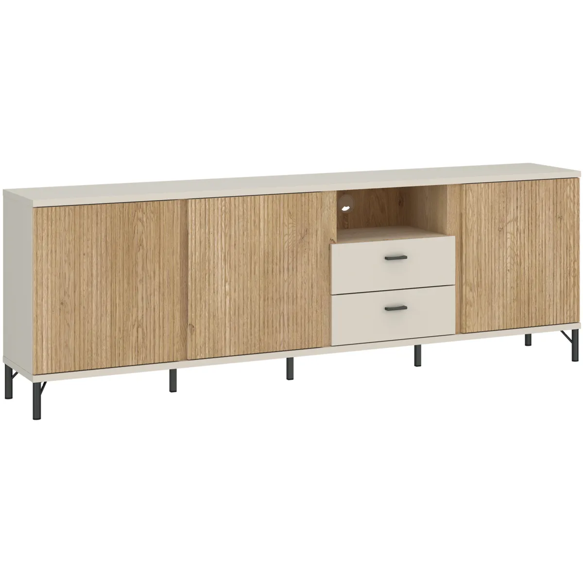 MOSANO LUSF102 ТВ шкаф дъб кремона/кашмир
