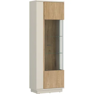 MOSANO LUSV101 L/P витрина дъб кремона/кашмир – снимка 1