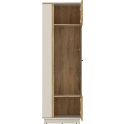 MOSANO LUSV101 L/P витрина дъб кремона/кашмир – снимка 3