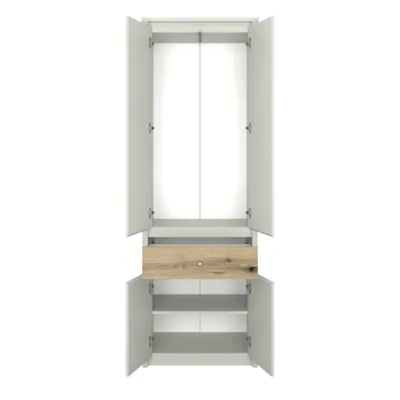 KARIN SZF4D1S/70 гардероб кашмир/евок дъб – снимка 3