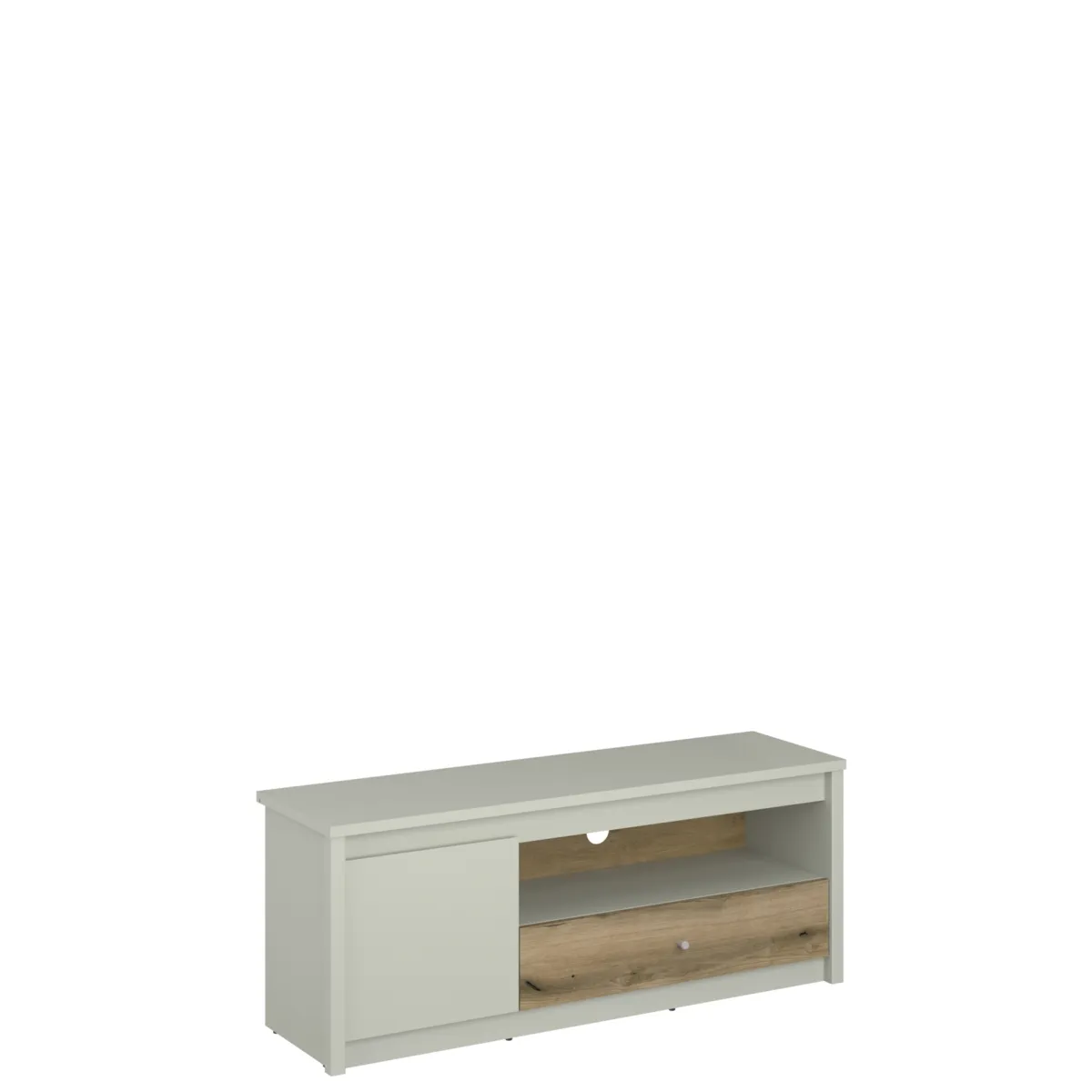 KARIN SZFK RTV1D1S/130 тв шкаф кашмир/евок дъб