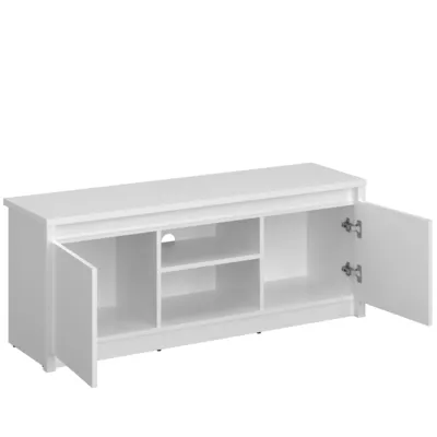 Шкаф ERDEN SZFK RTV 2D ТВ бяло – снимка 3
