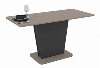 Трапезна маса LALI 120 разтегателна лате и черно