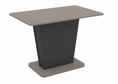 Трапезна маса LALI 120 разтегателна лате и черно